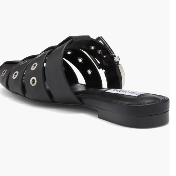 NEW Steve Madden Ladera Mule (Women) 9M, BLACK LEATHER - Picture 3 of 7